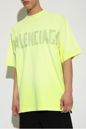 Balenciaga neon t shirt best sale